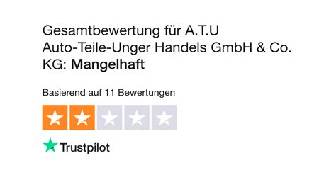 atu trustpilot|Bewertungen zu ATU .